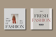 Minimal Fashion Social Media Post, a Social Media Template by MightyDesign (Thumbnail 3 of 8)