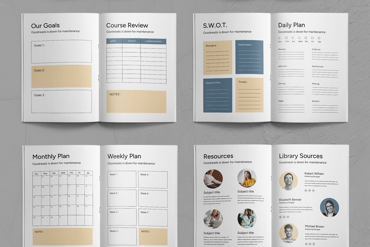 Workbook Template, a Stationery Template by ContestDesign (Photo 4 of 4)