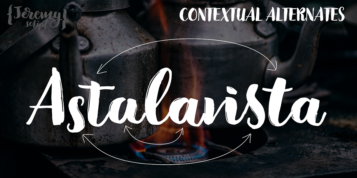 Jeremy, a Script Font by GRIN3 (Nowak) (Photo 3 of 5)