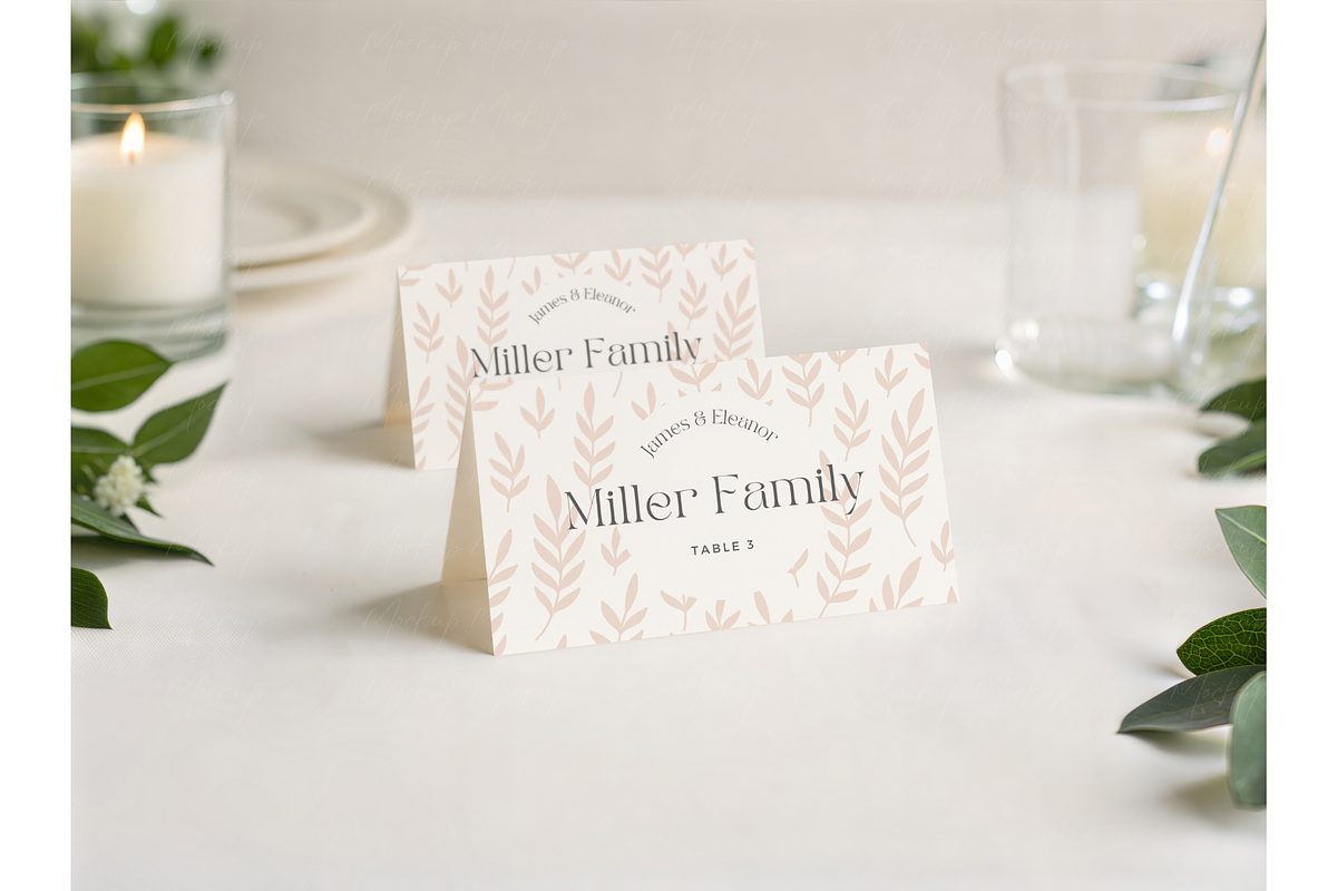 Double Food Label PSD Mockup, a Product Mockup by TatiMockup