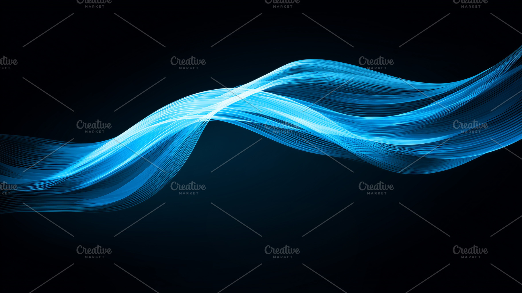 Abstract blue energy light wave, a Background Photo by MistyDay