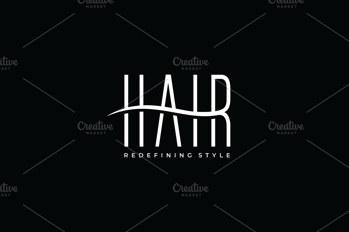 HAIR Luxury Hair Salon Studio Logo, a Branding & Logo Template by yopie (Photo 10 of 10)
