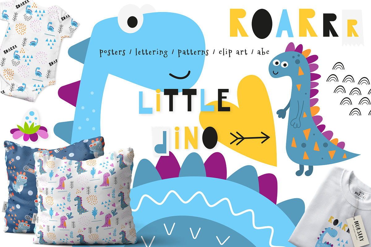 Nursery Art Little Dino, an Animal Illustration by Nursery Art (Photo 1 of 11)