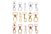 Metal swivel snap hooks, an Object Illustration by Yayasya (Thumbnail 1 of 3)