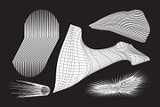 100+ Abstract Vector Shapes, a Background Graphic by Vanzyst (Thumbnail 3 of 17)