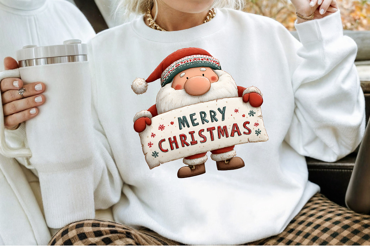 Whimsical Christmas Santa Clipart, an Illustration by Sublimation Artist (Photo 4 of 6)