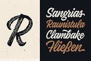 Kaleidos Textured, a Script Font by Mika Melvas (Thumbnail 4 of 8)