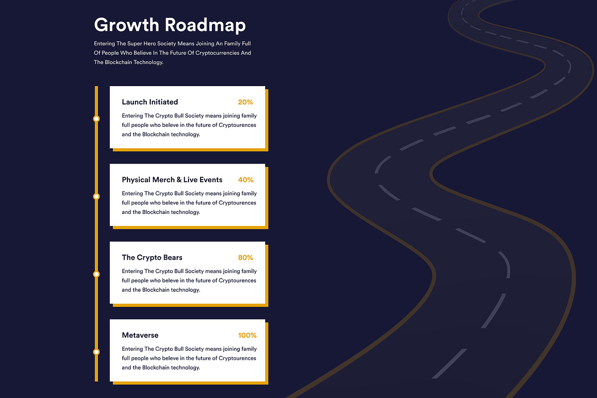 NFT Landing page Figma Template, a Landing Page Template by CodexCoder Themes (Photo 3 of 5)