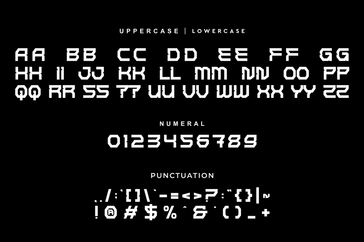 Sranot Future - Digital Techno Font, a Sans Serif Font by Iqsiart Studio (Photo 6 of 7)