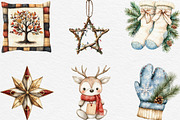 Cozy Christmas Charm Sublimation, an Illustration by Black Bird Studio (Thumbnail 2 of 6)