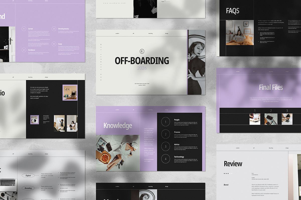Off-Boarding Template | Creative Market