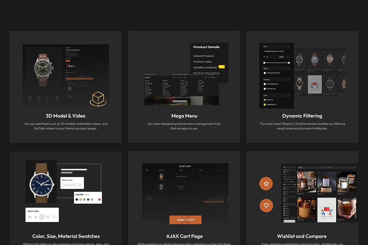 Watch Shopify Theme 2.0, a Shopify Template by LogicGo Shopify Experts (Photo 7 of 7)