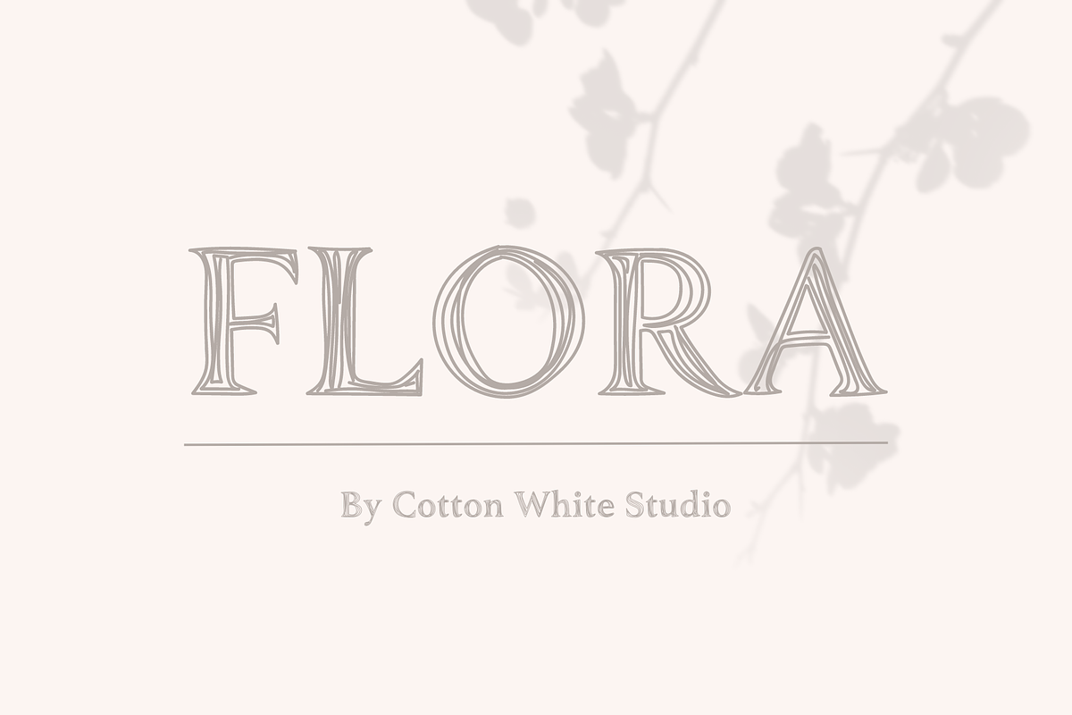 Flora, a Serif Font by Sofia Skoog (Photo 1 of 10)