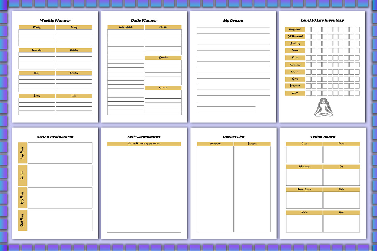 Manifestation Dream Life Journal, a Stationery Template by Shumaya (Photo 2 of 4)