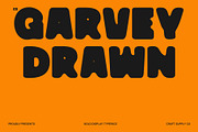 CS Garvey Drawn, a Sans Serif Font by Craft Supply Co. (Thumbnail 1 of 8)