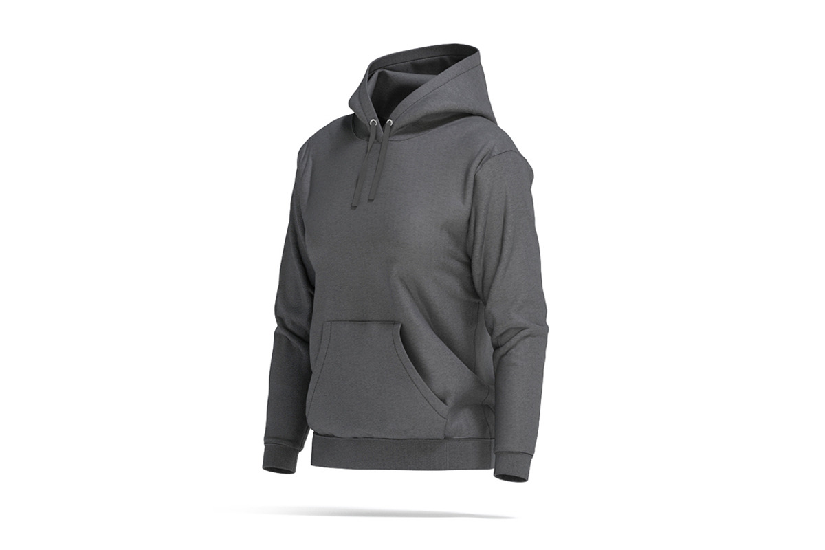 Black Sport Women's Hoodie 3D Model, an Object 3D Model by rebrandy (Photo 3 of 9)