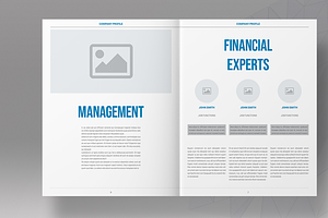 Blue Business Brochure Template