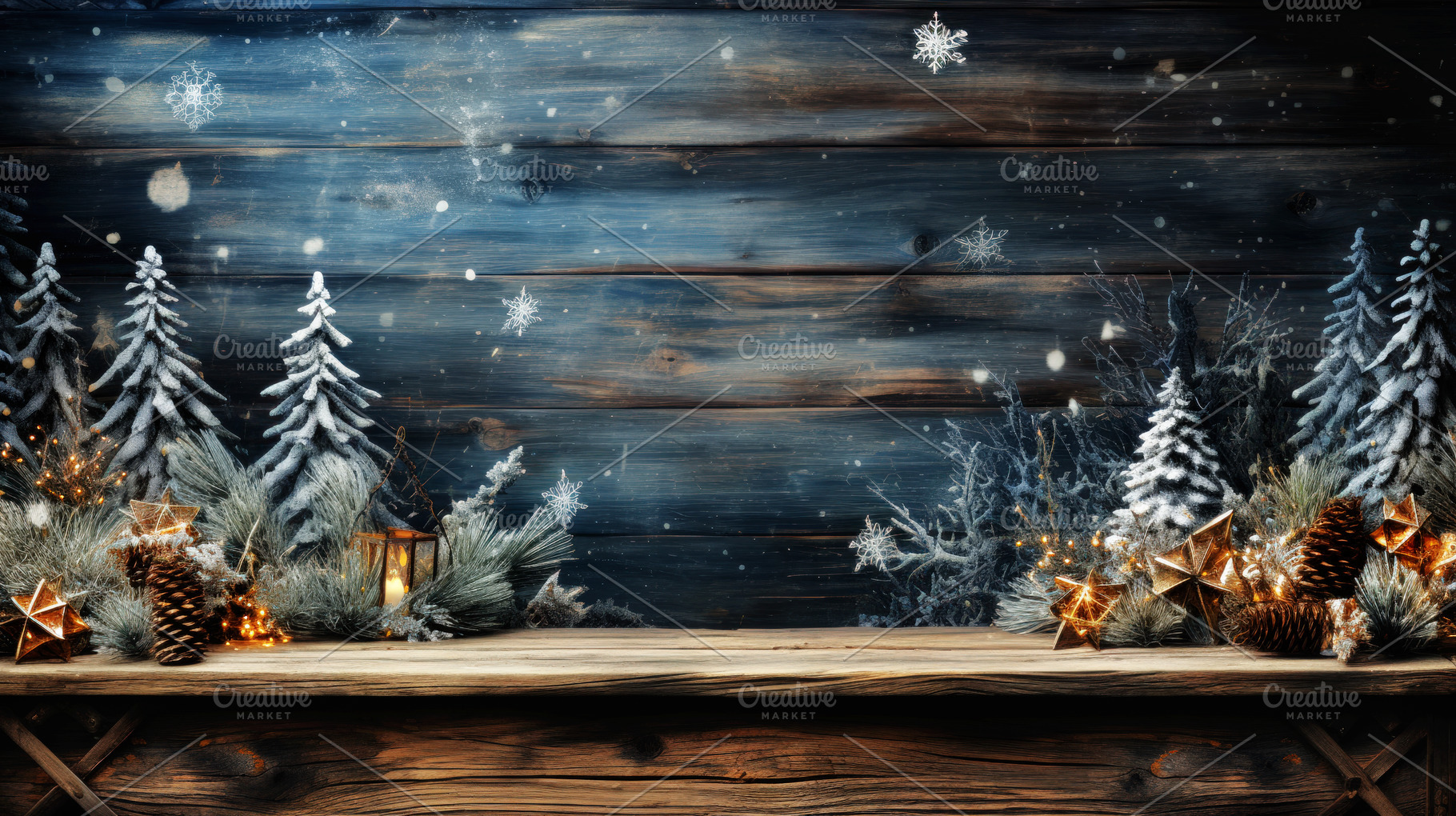 Winter background with snowy trees a, a Background Photo by Perpis