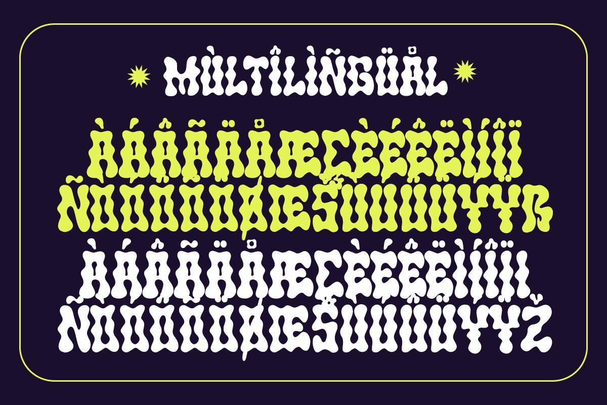 Bubble Krabby Bubble Display Font, a Font by Ronny Studio (Photo 9 of 9)