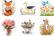 Happy Mother's Day Clipart, an Illustration by Designking (Thumbnail 5 of 5)