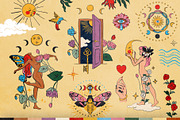 Mystic Femina Clipart Collection, a Decorative Illustration by Anna Babich (Thumbnail 4 of 9)