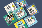 Paperetro - Social Media Templates, a Social Media Template by Surotype (Thumbnail 2 of 9)