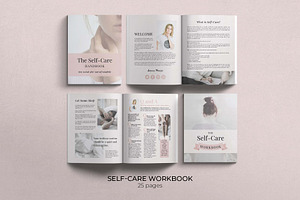 Self-Care Canva Template Bundle