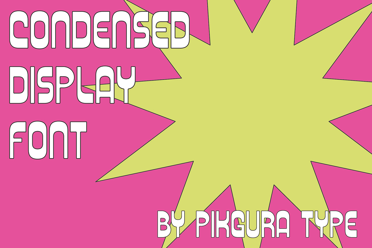 Trainway - Condensed Display Font, a Handwritten Font by Pikgura (Photo 5 of 5)