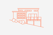House Icon Pack, an Outline Icon by Steve Wolf Designs (Thumbnail 4 of 6)