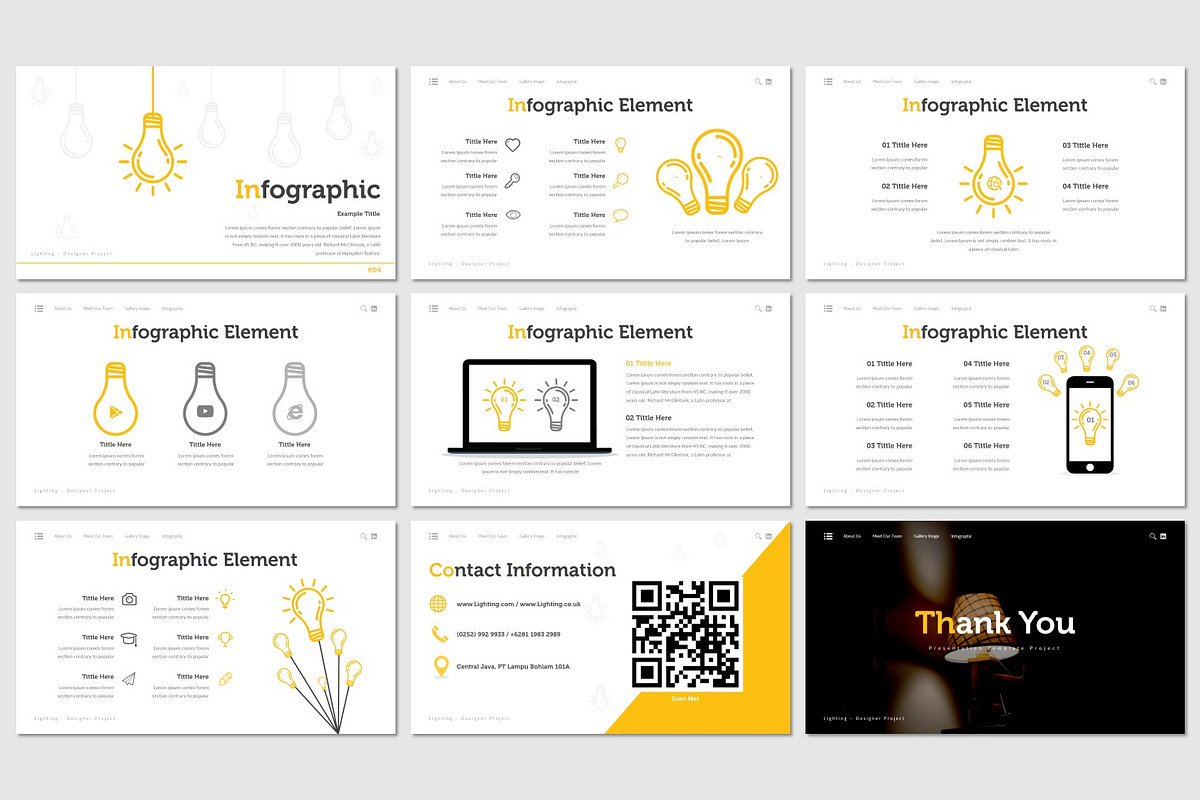 Lighting - Powerpoint Template, a Presentation Template by inspirasign