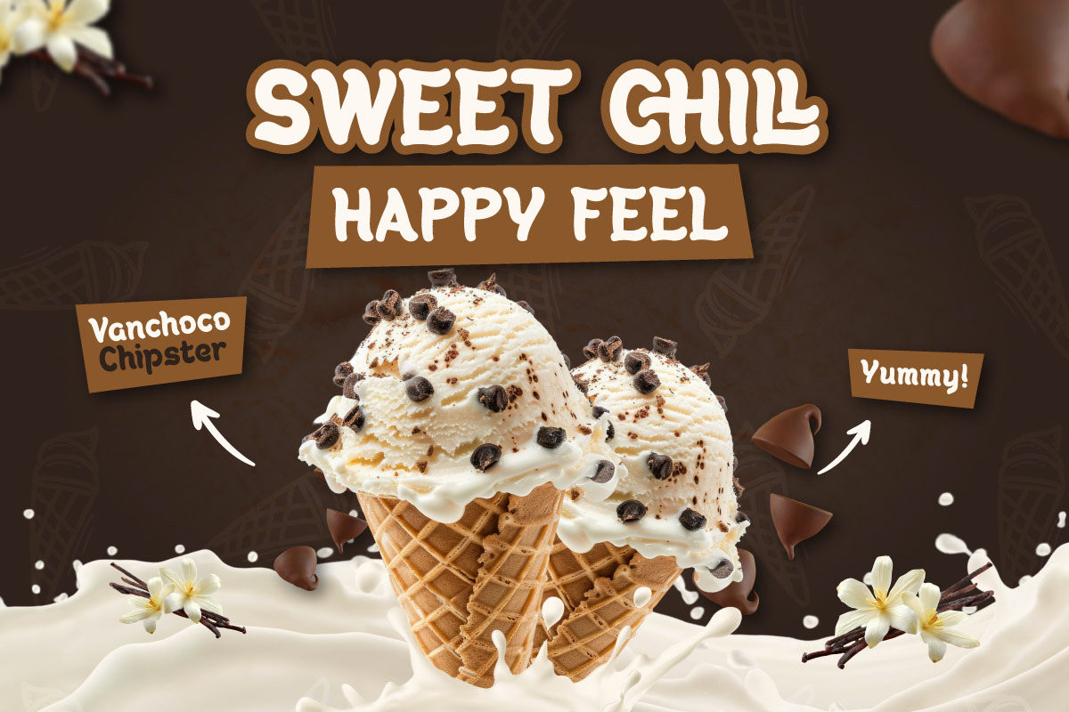Vanila Moont - Ice Cream Display Fon, a Handwritten Font by twinstd (Photo 4 of 10)