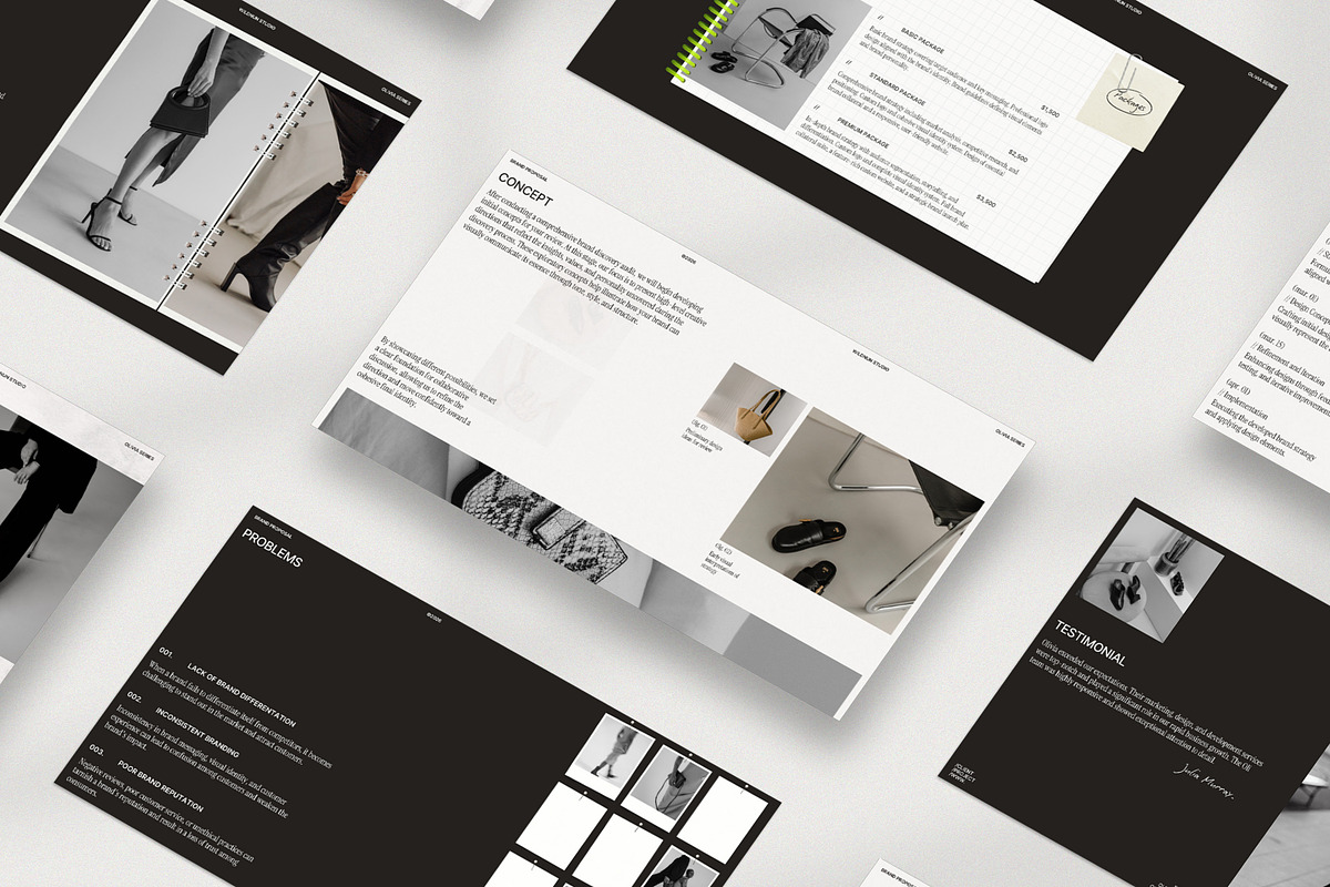 OLI / 3in1 Branding Pack, a Presentation Template by Wildnun Studio (Photo 10 of 34)
