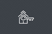 House Key Home Icon, an Object Illustration by Vectorium Studio (Thumbnail 3 of 4)