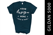 Gildan 5000 Mockup TShirt Bundle, a Shirt Mockup by lock and page (Thumbnail 9 of 22)