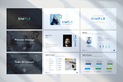 Simple PowerPoint Template, a Presentation Template by White Graphic (Thumbnail 3 of 16)