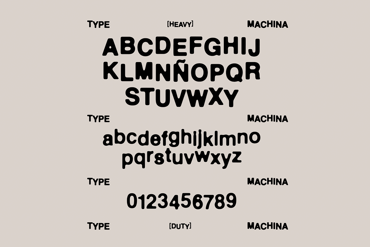 MACHINA, a Sans Serif Font by Headquarters (Photo 3 of 5)