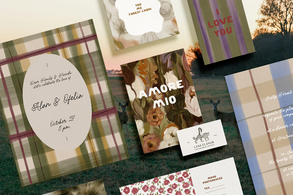 Hand-Painted Autumn Backgrounds, a Background Graphic by Lana Elanor (Photo 5 of 15)