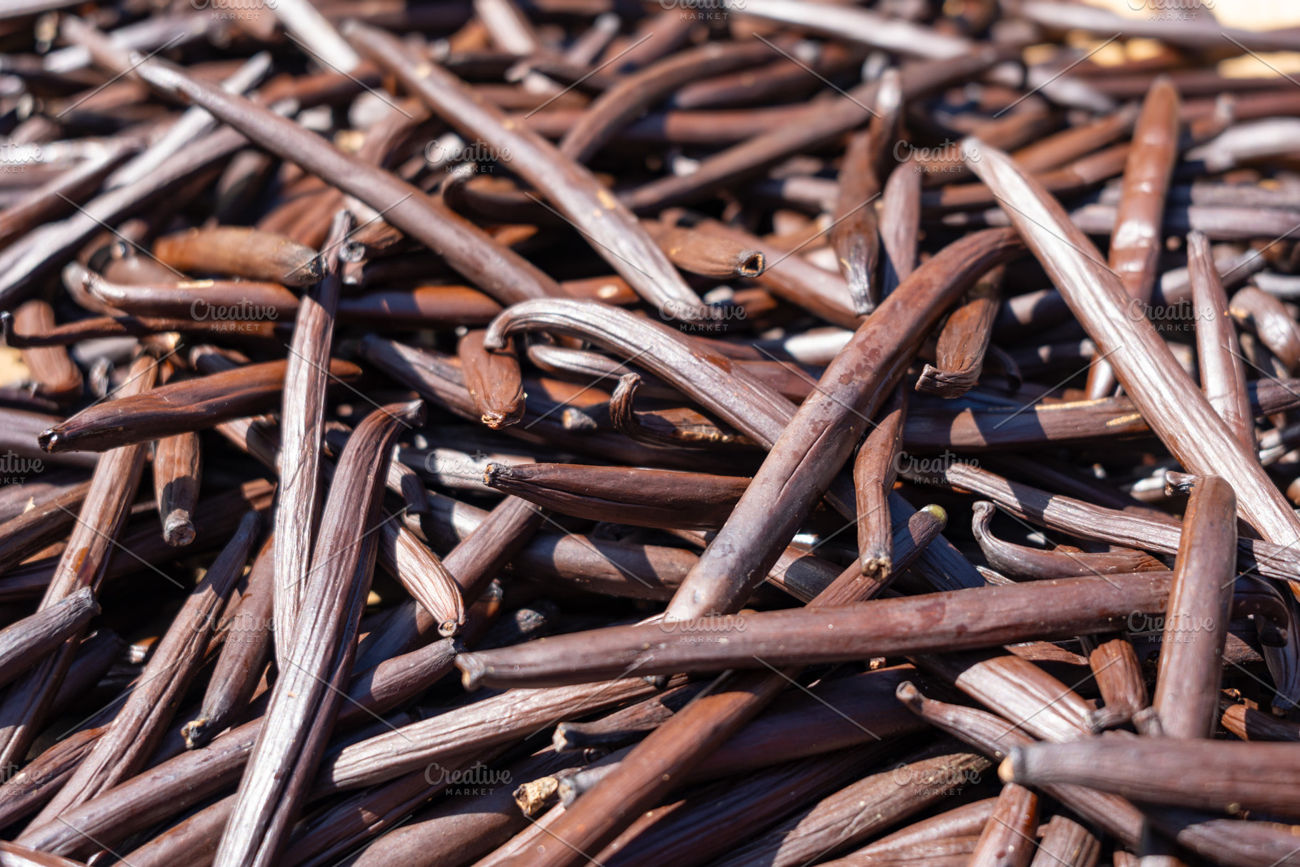 Fresh Tahitian Vanilla Pods Drying on Tahaa Island, French Polyn, a Food & Drink Photo by GoodGoods