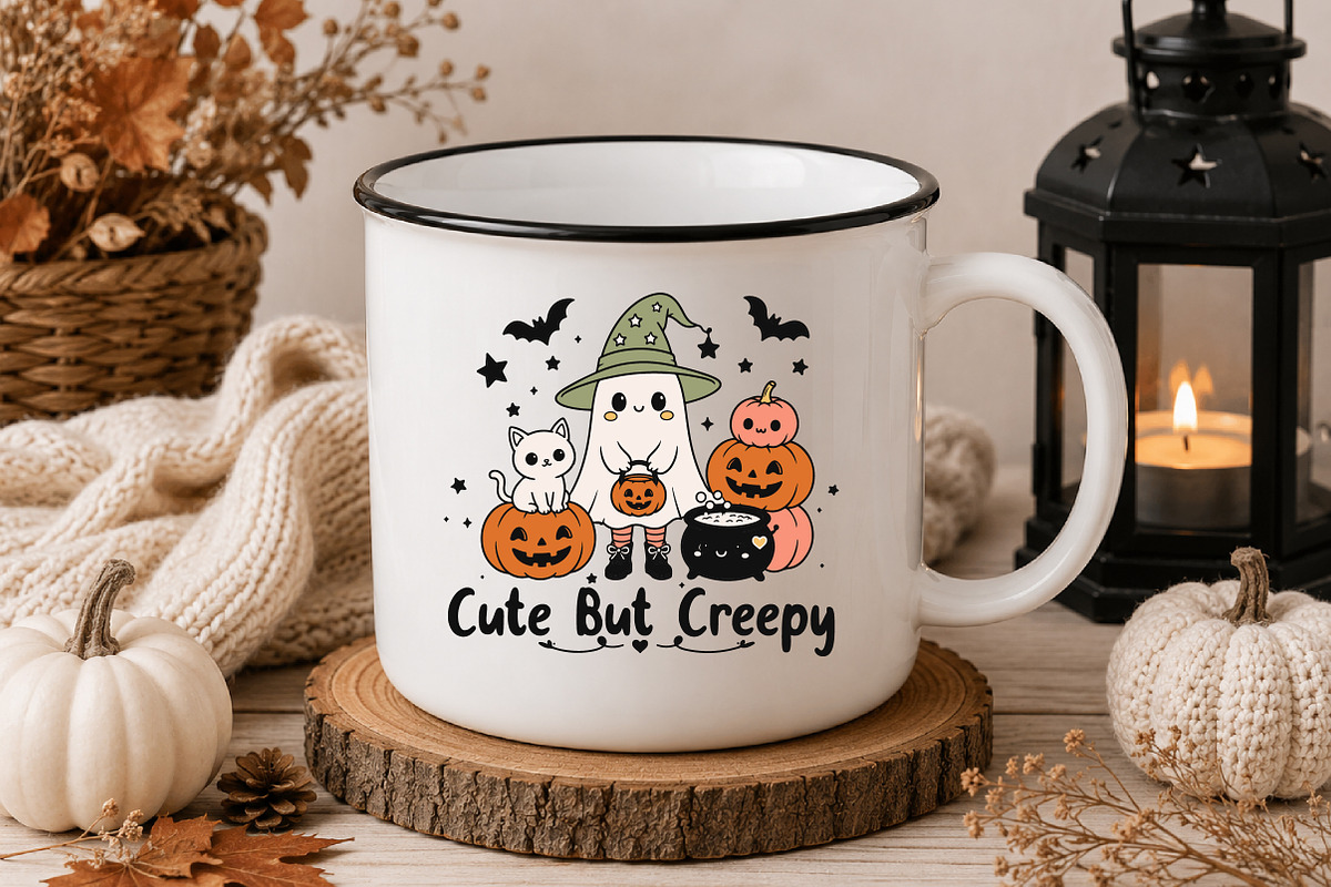 Cute But Creepy Halloween PNG, a Seasonal Illustration by Designworld (Photo 4 of 4)