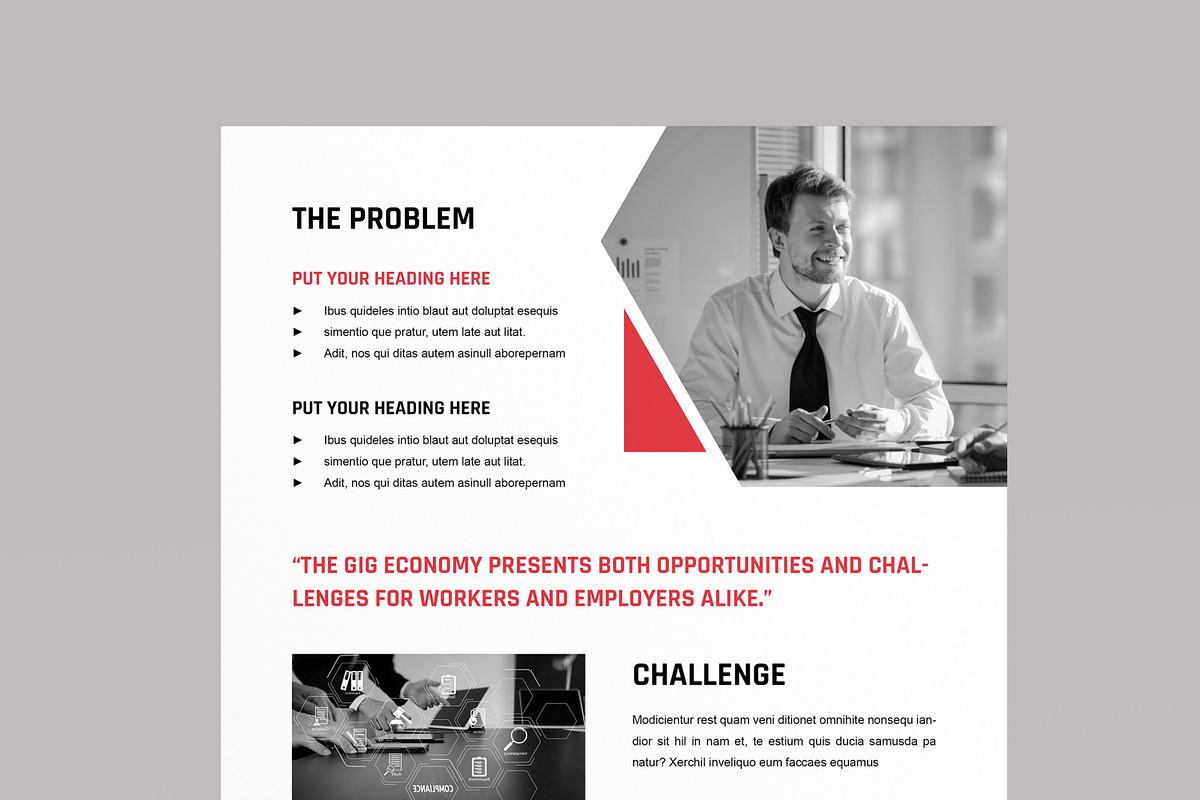 Case Study Design Layout, a Stationery Template by MightyDesign (Photo 4 of 8)