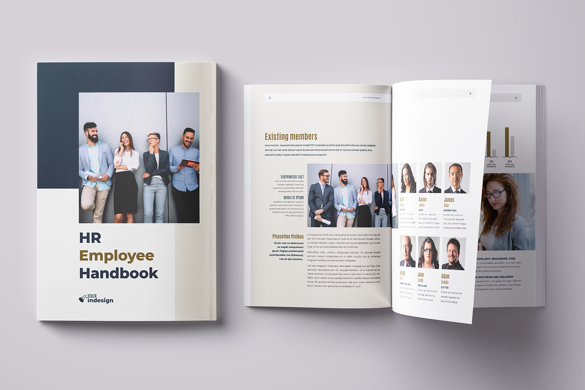HR / Employee Handbook, a Templates & Theme by StockInDesign (Photo 1 of 10)