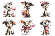 Whimsical Spring Dogs Clipart, an Illustration by Daily.Designs (Thumbnail 5 of 7)