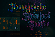 Auxtera Circa, a Blackletter Font by ilhamtaro (Thumbnail 10 of 10)