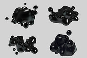 3d metaballs - 2 part, an Object Graphic by ghost friend's shop (Thumbnail 2 of 3)
