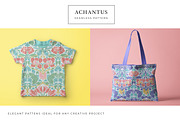 Achantus, Damask Print Patterns, a Pattern Graphic by ASTUDIO (Thumbnail 4 of 9)