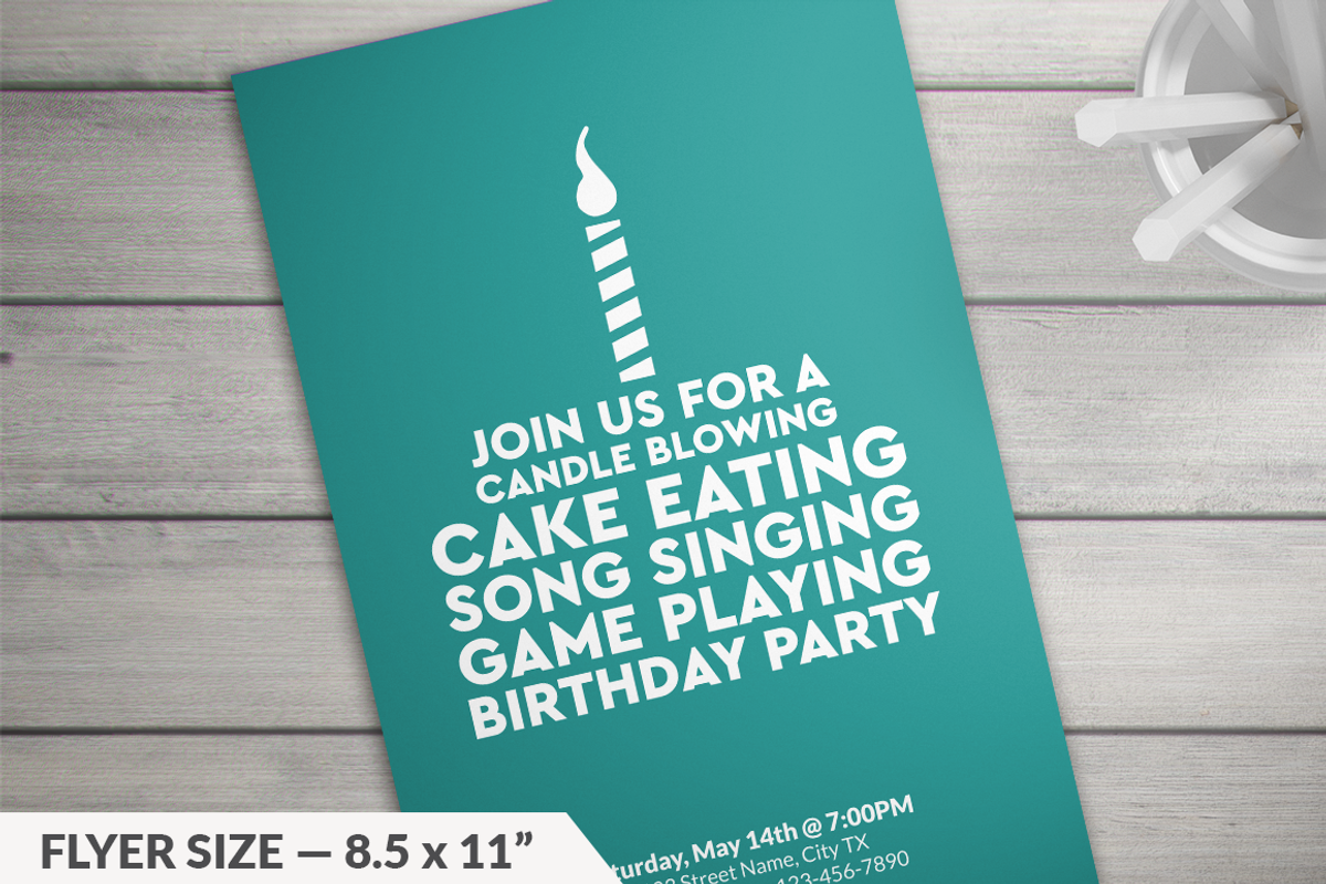 Birthday Invitations, an Invitation Template by Designs by Justin Lynch (Photo 4 of 5)