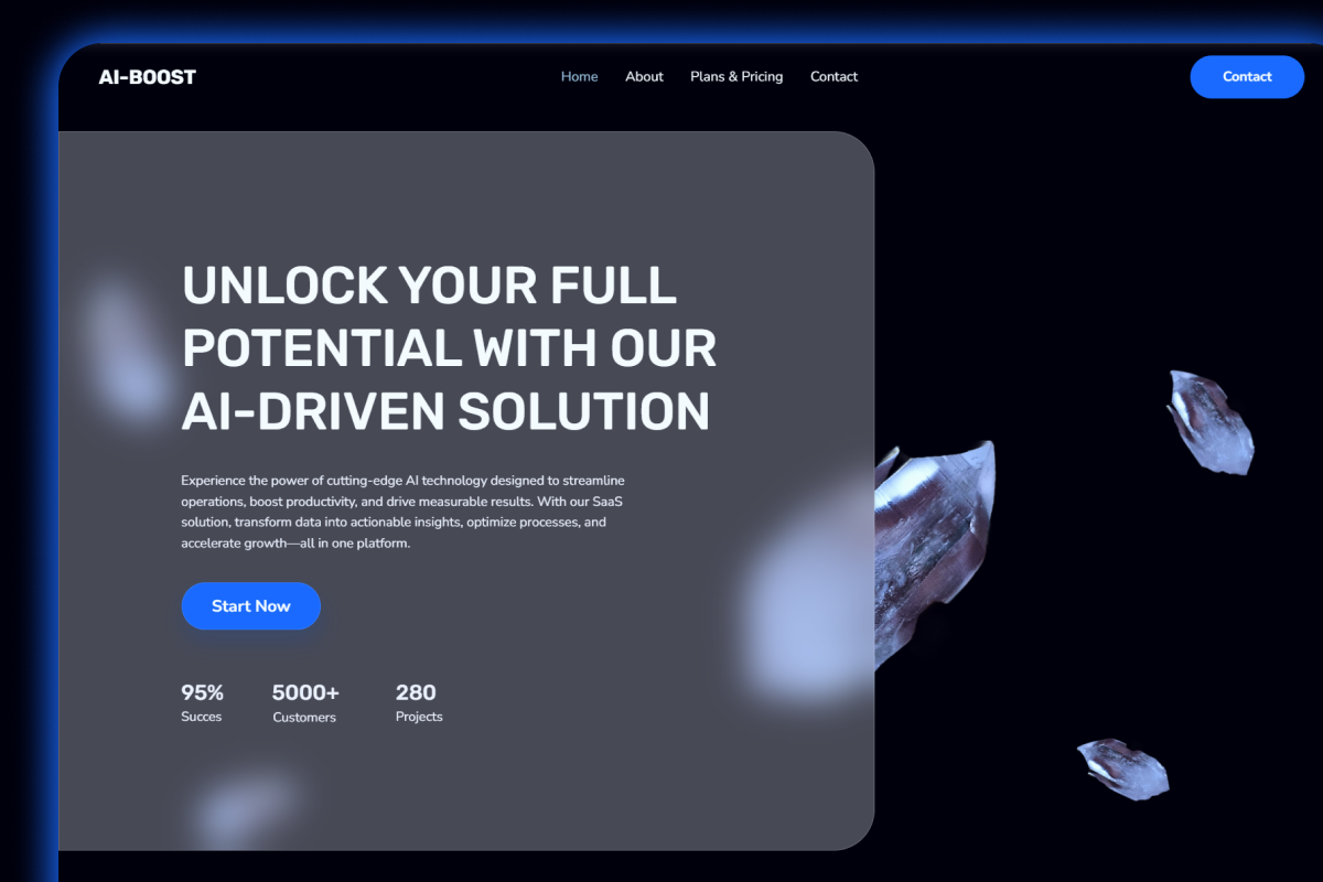 AI-BOOST WIX STUDIO TEMPLATE SAAS, a Wix Template by Wixify Studio (Photo 1 of 9)