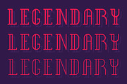 Legendary Type, a Font by SNK's (Thumbnail 1 of 4)