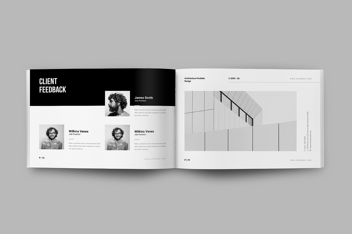 Architecture Portfolio Template Indd, a Brochure Template by StyleArt (Photo 8 of 12)