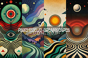 Psychedelic Dreamscapes, a Decorative Illustration by Digital Art Creations (Thumbnail 4 of 9)